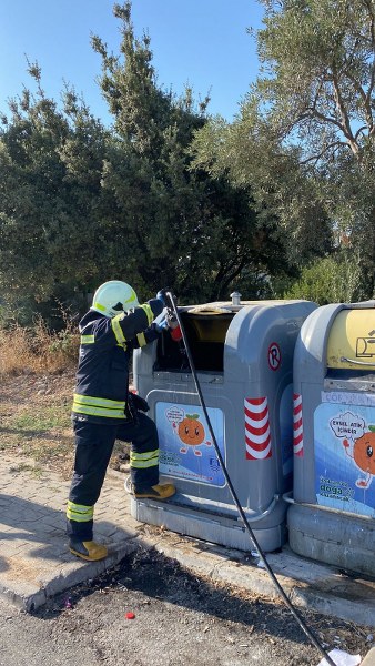 Büyükşehir İtfaiyesi Çöp ve Konteyner Yangınları İçin Uyardı